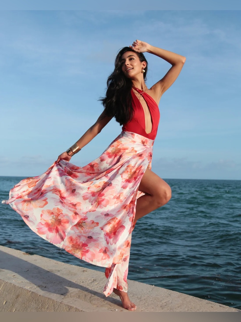 Show Skirt - Sunset Bloom (Baliawear)